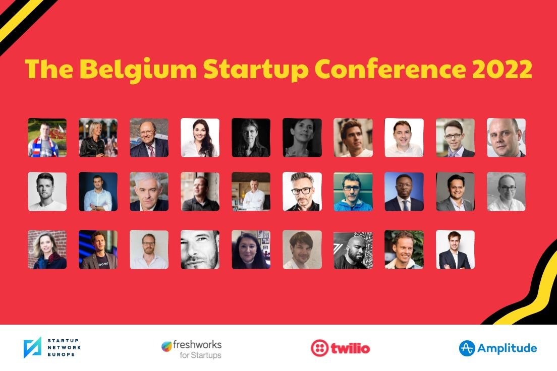 Belgium startup conference 2022 speakers picture
